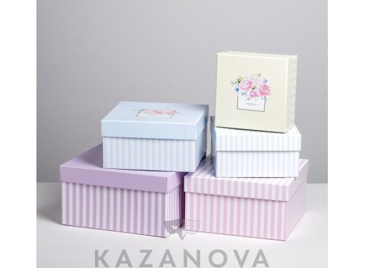 Подарочная коробка "Тебе" 13,5*13,5*7 1 шт.