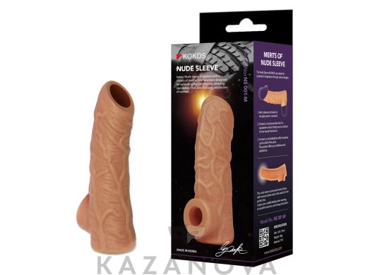 Увеличивающая насадка Kokos Nude Sleeve NS 001 S