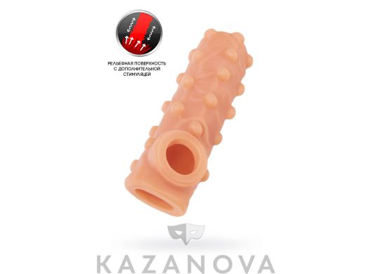 Увеличивающая насадка Kokos Nude Sleeve NS 003 S