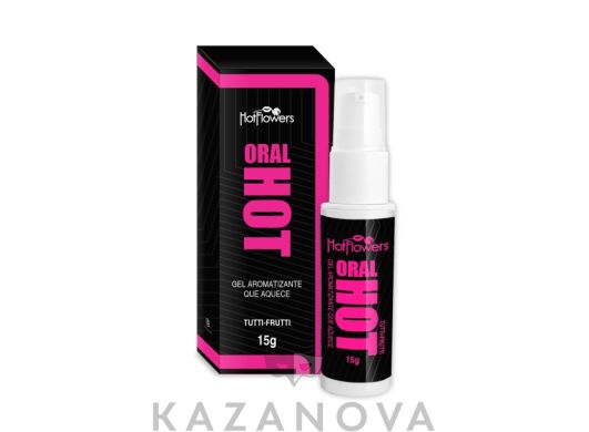 Гель для орального секса HotFlowers ORAL HOT со вкусом тутти-фрутти 15 гр